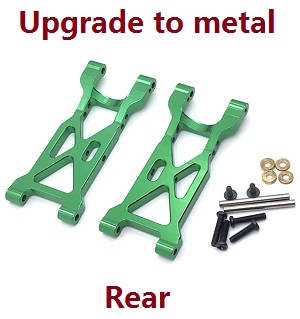 Wltoys 104001 RC Car spare parts rear swing arm (Metal) Green