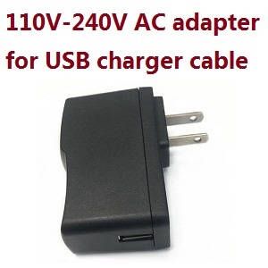 Wltoys 104001 RC Car spare parts 110V-240V AC Adapter for USB charging cable
