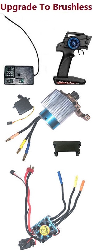 Wltoys 104001 RC Car spare parts total brushless motor kit - Click Image to Close