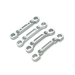 Wltoys XK 104001 RC Car spare parts rear and front swing arm strengthening plate Silver