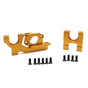 Wltoys XK 104001 RC Car spare parts adjustable motor fixing base and reduction gear fixing seat Gold