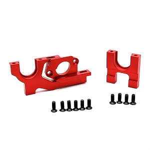 Wltoys XK 104001 RC Car spare parts adjustable motor fixing base and reduction gear fixing seat Red