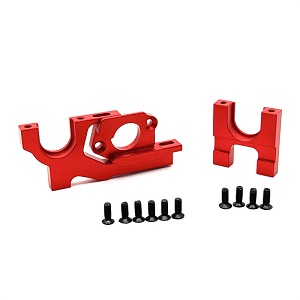 Wltoys XK 104001 RC Car spare parts adjustable motor fixing base and reduction gear fixing seat Red