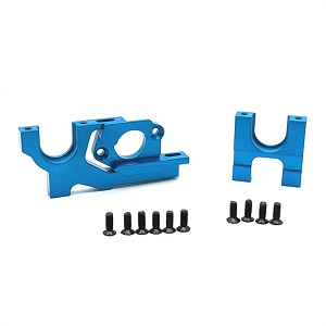 Wltoys XK 104001 RC Car spare parts adjustable motor fixing base and reduction gear fixing seat Blue