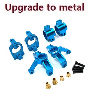 Wltoys XK 104001 RC Car spare parts 3-IN-1 upgrade to metal Kit Blue