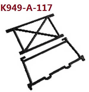 Wltoys 10428-A RC Car spare parts Cab support K949-a-117 - Click Image to Close