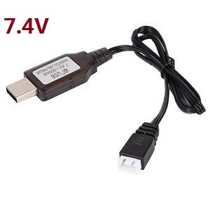 Wltoys 10428-D 10428-E RC Car spare parts USB charger wire 7.4V - Click Image to Close
