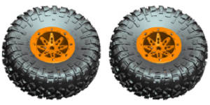 Wltoys 10428-D 10428-E RC Car spare parts tire 2pcs 0689 - Click Image to Close