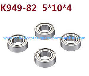 Wltoys 10428-2 RC Car spare parts rolling bearing K949-82 5*10*4 4pcs