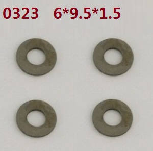 Wltoys 10428-A2 RC Car spare parts flat washers 6*9.5*1.5 0323 8pcs