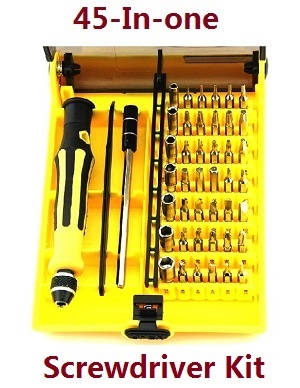 Wltoys 104310 RC Car spare parts 45-in-one A set of boutique screwdriver - Click Image to Close