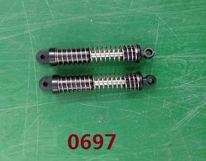 Wltoys 104311 RC Car spare parts shock absorber 2pcs 0697 - Click Image to Close