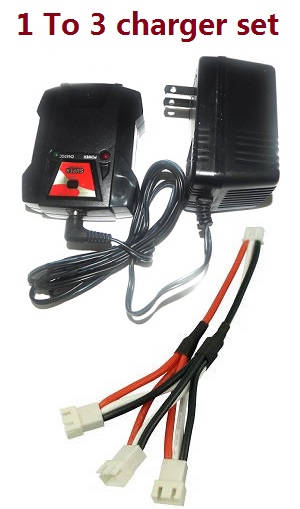 Wltoys 104311 RC Car spare parts 1 to 3 charger set - Click Image to Close