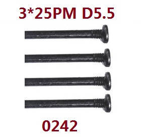Wltoys 12401 12402 12402-A 12403 12404 RC Car spare parts screws 3*25PM 0242