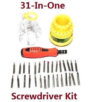 Wltoys 12401 12402 12402-A 12403 12404 RC Car spare parts 1*31-in-one Screwdriver kit package - Click Image to Close