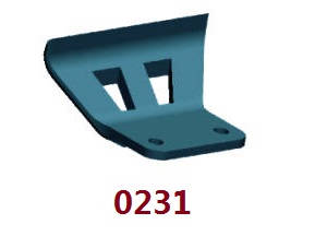 Wltoys 12401 12402 12402-A 12403 12404 RC Car spare parts front crash assembly 0231