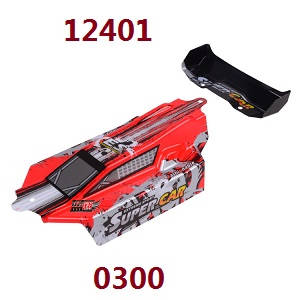 Wltoys 12401 12402 12402-A 12403 12404 RC Car spare parts car shell (For 12401) 0300 - Click Image to Close