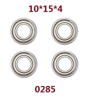 Wltoys 12401 12402 12402-A 12403 12404 RC Car spare parts bearing 10*15*4 4pcs 0285