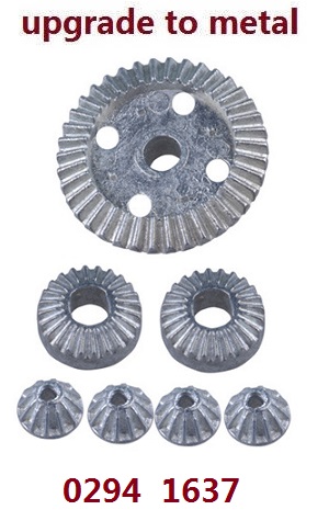 Wltoys 12401 12402 12402-A 12403 12404 RC Car spare parts differential gear set (upgrade to metal) - Click Image to Close