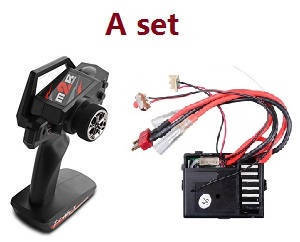 Wltoys 12401 12402 12402-A 12403 12404 RC Car spare parts Transmitter + PCB board (A set) - Click Image to Close