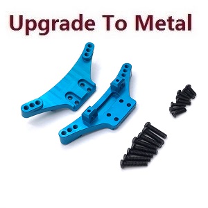 Wltoys 12401 12402 12402-A 12403 12404 RC Car spare parts shock absorber upgrade to metal Blue