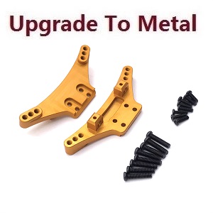 Wltoys 12401 12402 12402-A 12403 12404 RC Car spare parts shock absorber upgrade to metal Gold