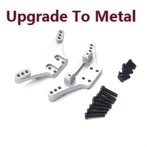 Wltoys 12401 12402 12402-A 12403 12404 RC Car spare parts shock absorber upgrade to metal Silver