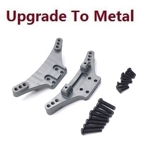 Wltoys 12401 12402 12402-A 12403 12404 RC Car spare parts shock absorber upgrade to metal Titanium color
