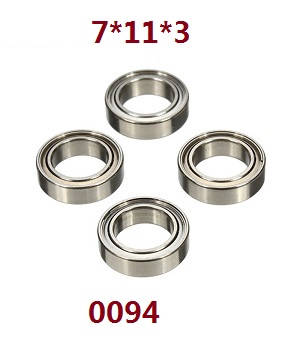Wltoys 124012 124011 RC Car spare parts bearing 7*11*3 0094