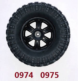 Wltoys 124012 124011 RC Car spare parts the tire components 0974 0975 - Click Image to Close