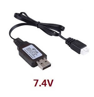 Wltoys 124012 124011 RC Car spare parts USB charger wire 7.4V