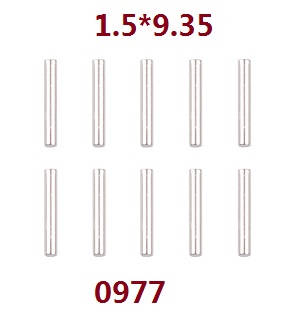 Wltoys 124012 124011 RC Car spare parts the positioning pin 1.5*9.35 10pcs 0977 - Click Image to Close
