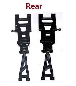 Wltoys 124012 124011 RC Car spare parts upper and lower swing arm + The rear seat (Rear) - Click Image to Close
