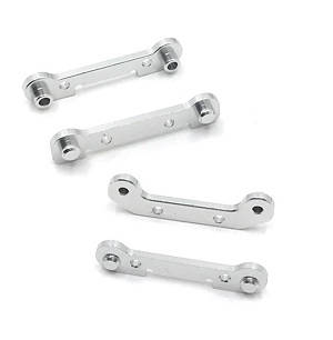 Wltoys 124019 RC Car spare parts front and rear swing arm strengthening plate Silver