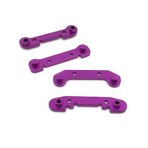 Wltoys 124019 RC Car spare parts front and rear swing arm strengthening plate Purple