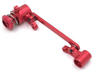 Wltoys 124018 RC Car spare parts steering clutch and connect buckle module Metal Red - Click Image to Close