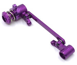 Wltoys 144001 RC Car spare parts steering clutch and connect buckle module Metal Purple