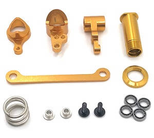 Wltoys 124018 RC Car spare parts steering clutch kit Metal Gold