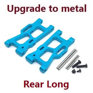 Wltoys 124019 RC Car spare parts rear long swing arm Metal Blue - Click Image to Close