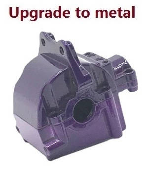 Wltoys 124018 RC Car spare parts wave box Metal Purple - Click Image to Close