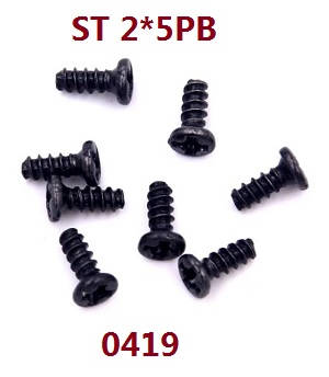 Wltoys 124018 RC Car spare parts screws st2*5PB 0419
