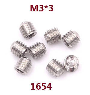 Wltoys 124018 RC Car spare parts M3*3 machine screws 1654 - Click Image to Close