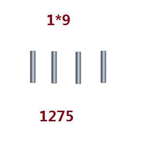 Wltoys 124018 RC Car spare parts small metal bar 1*9 1275 - Click Image to Close
