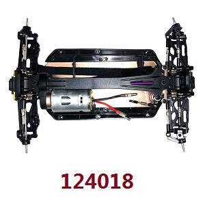 Wltoys 124018 RC Car spare parts main body frame with main motor - Click Image to Close