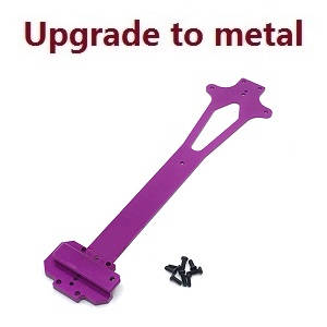 Wltoys 124019 RC Car spare parts second floor board (Metal) Purple - Click Image to Close