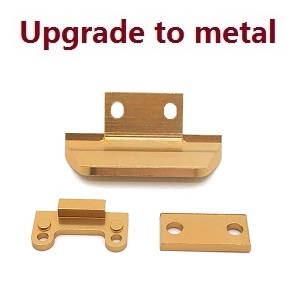 Wltoys 124019 RC Car spare parts anti collision accessories group Metal Gold