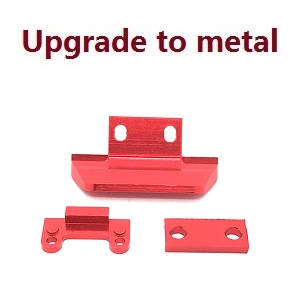Wltoys 124019 RC Car spare parts anti collision accessories group Metal Red