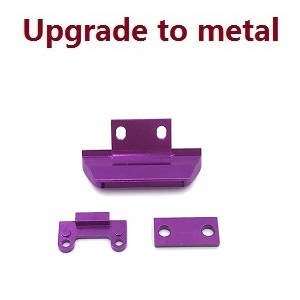 Wltoys 124019 RC Car spare parts anti collision accessories group Metal Purple