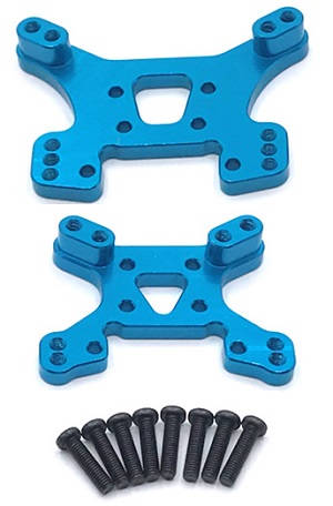 Wltoys 124019 RC Car spare parts shock absorber plate Blue - Click Image to Close