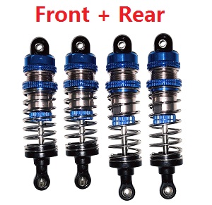 Wltoys 124019 RC Car spare parts shock absorber Blue 4pcs - Click Image to Close